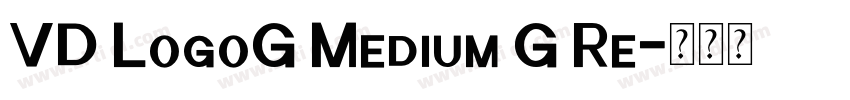 VD LogoG Medium G Re字体转换